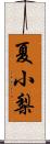 夏小梨 Scroll