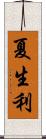 夏生利 Scroll