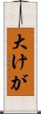 大けが Scroll