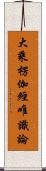 大乘楞伽經唯識論 Scroll