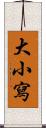 大小寫 Scroll