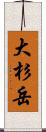 大杉岳 Scroll