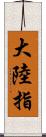 大陸指 Scroll