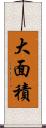 大面積 Scroll