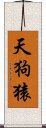 天狗猿 Scroll