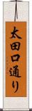 太田口通り Scroll