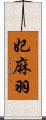 妃麻羽 Scroll