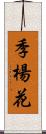 季楊花 Scroll