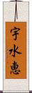 宇水恵 Scroll