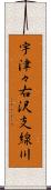 宇津々右沢支線川 Scroll