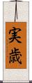 実歳 Scroll