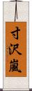 寸沢嵐 Scroll