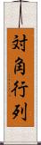 対角行列 Scroll