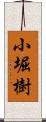 小堀樹 Scroll