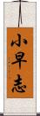 小早志 Scroll