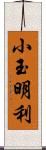 小玉明利 Scroll