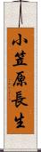 小笠原長生 Scroll