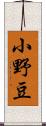 小野豆 Scroll