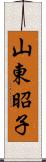 山東昭子 Scroll