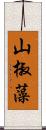 山椒藻 Scroll