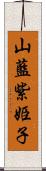 山藍紫姫子 Scroll