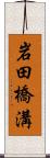 岩田橋溝 Scroll