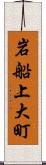 岩船上大町 Scroll