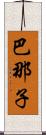 巴那子 Scroll