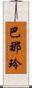 巴那玲 Scroll