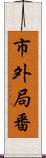 市外局番 Scroll