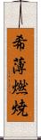 希薄燃焼 Scroll