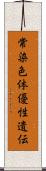 常染色体優性遺伝 Scroll