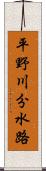 平野川分水路 Scroll