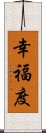 幸福度 Scroll