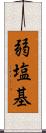 弱塩基 Scroll