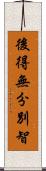 後得無分別智 Scroll