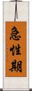 急性期 Scroll