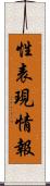 性表現情報 Scroll