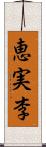 恵実李 Scroll