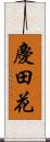 慶田花 Scroll