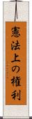 憲法上の権利 Scroll