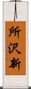 所沢新 Scroll