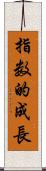 指数的成長 Scroll