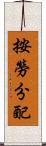 按勞分配 Scroll