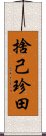 捨己珍田 Scroll
