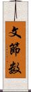 文節数 Scroll