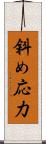 斜め応力 Scroll