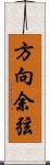 方向余弦 Scroll