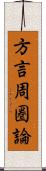 方言周圏論 Scroll