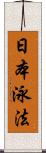 日本泳法 Scroll